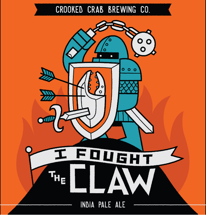 I fought the Claw IPA Label