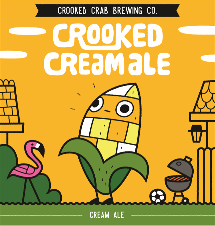 Crooked Cream Ale Label