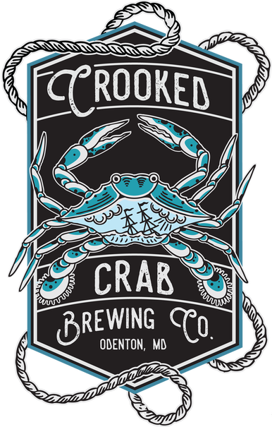 Crooked crab brewing company logo